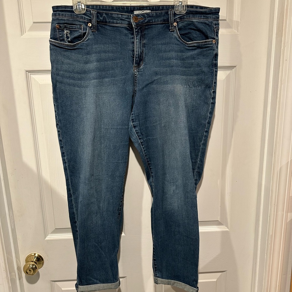 STS Blue Boyfriend Jeans in Blue
